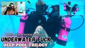 Underwater Fuck: Maria Jade & Dickdealer Don's Deep Pool Session (2-Part Bundle) FULL 4K