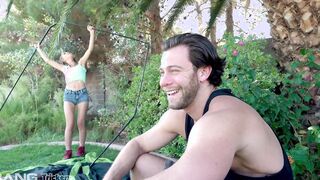 Trickery - goddess Barely Legal Plowed During Camping Trip