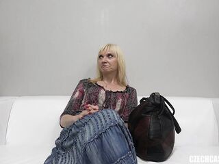 Helena is a sexually excited, Czech golden-haired with tiny melons who would like to become a pornstar