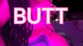 GALATIC Ebony ass worship