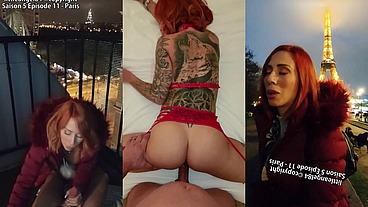 Littleangel84 - Mère Noël baisée devant la tour eiffel