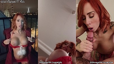 Littleangel84 - Mère Noël baisée devant la tour eiffel