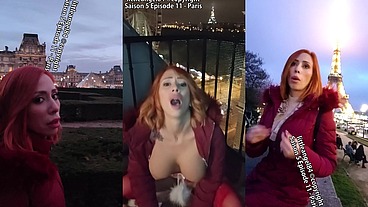 Littleangel84 - Mère Noël baisée devant la tour eiffel