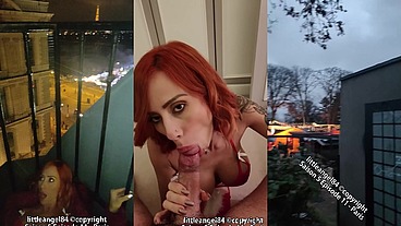 Littleangel84 - Mère Noël baisée devant la tour eiffel