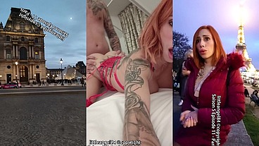 Littleangel84 - Mère Noël baisée devant la tour eiffel