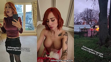Littleangel84 - Mère Noël baisée devant la tour eiffel