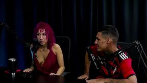 Black tattooed Gabriel and sexy blonde Tiffany Carioca's romantic massage turns into a handjob