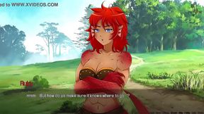 Redhead Dragon Girl Dominates in Quest Failed Night With Ruby