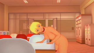 Ikumi Mito (Food Wars) - Corner masturbation