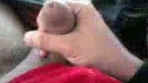 She strokes my dick and then bends over for me in the car