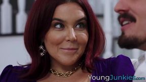 Chubby lady Natasha Nice offered me the chance to wreak havoc inside her tight vag