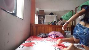 The Meeting of the Stepmother and Her Stepson Begins in a Sensual and Sexy Way Both Touch Dirty