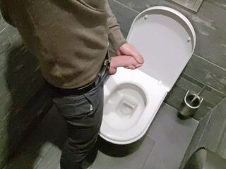 Cumming at the mall. Masturbating in a public restroom.
