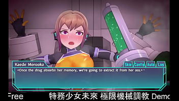 Agent Mirai battles submission machines in a hot 3D anime game