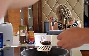 Russian foreign exchange student fucks stepbrother