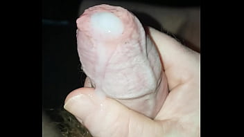 Cumshot tight foreskin