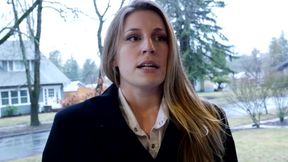 MILF Secretary Begs Boss with Anal Blowjob