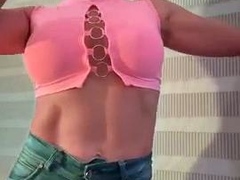 Amateur wild chick solo masturbation