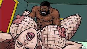 Vampire Queen Turned BBC Sex Slave in Busty Anime Adventure