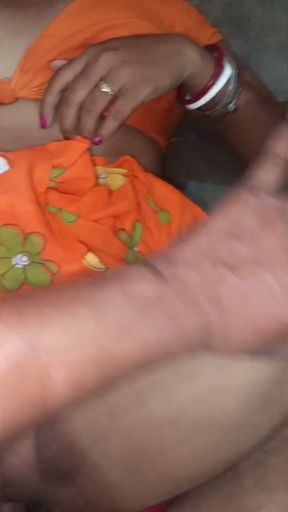 Beautiful Desi village bride's yellow saree change time. Deeply thick penis length power unlimited fuck   Clip 1