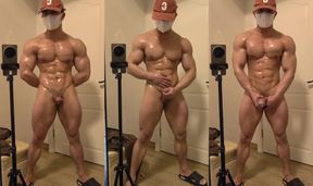 Chinese Muscle Fellow Grease Masturbate Off