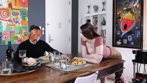 ”Analized teen spanked hard with machine before assfucking”