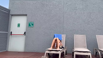 I recorded my famous influencer roommate sunbathing in brasilin thong here in medelin