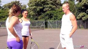 Hot Mom Jess *** to Fuck by Son's Best Friend After Tennis Match