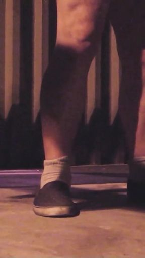 Risky Nighttime Public Jackoff