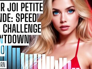 ASMR JOI Small Golden-haired: Speed Cum Defiance Countdown Audio Porn HFO