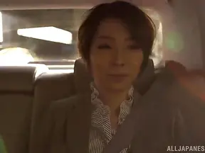 Hot Japanese Office Worker Tamaki Gives Sexy Blowjob in the Factory