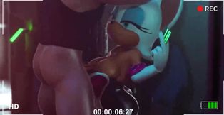 Rouge the bat collecting favors