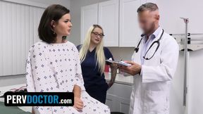 Shy Hadley Haze turns into real slut during check-up in the doctor office