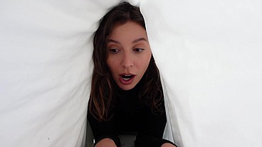 Stepmom caught me fucking a sex doll and decided to take advantage of the moment!
