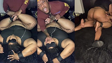 Ebony Big Booty Cheating Slut Wife BBW Loves When I Treat Her Like A Fuck Doll Part 3