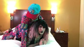 Crossdressing Goth Beauty Fucked