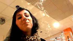 Couple from Prague fucks all over the city