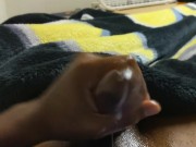 Straight guy busts huge load