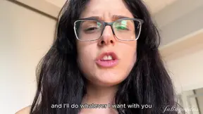 Gym Queen Rides You Like Her Squat Rack &mdash;  Oiled up and POV