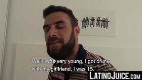 LatinoJuice.com - Tommy & Walter & Rodrigo El Santo - Horny guys Tommy and Walter rev
