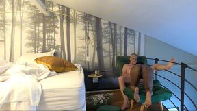 traffic can wait-flower craves a stiff one