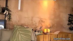 Big Tits Babe Vibrates Her Wet Pussy Until She Soaks
