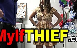 Big boobed MILF thief Sofi Ryan questioned and fucked