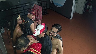 Making off da suruba de halloween na íntegra - Parte 03