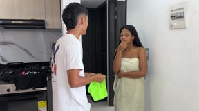 My Little Stepsister Catches Me Masturbating with Her Panties
