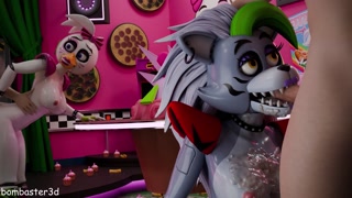 Chica and Roxy are having fun after party