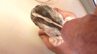 He Pee on Me when I wash my Hair helps me wetting Compilation few Videos