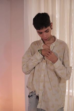 Skinny Twink Magic C Jerks His Big Cock and Shoots a Thick Cum Load All Over His Tattoo