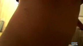 Straight Bam Strokes His Cock And Fucking A Fleshlight