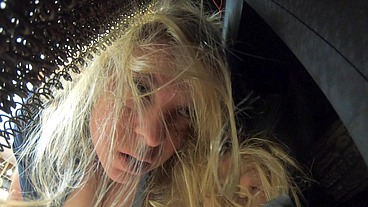 Stepson fucks stepmom stuck in the fireplace instead of doing his chores - Erin Electra